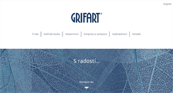 Desktop Screenshot of grifart.cz
